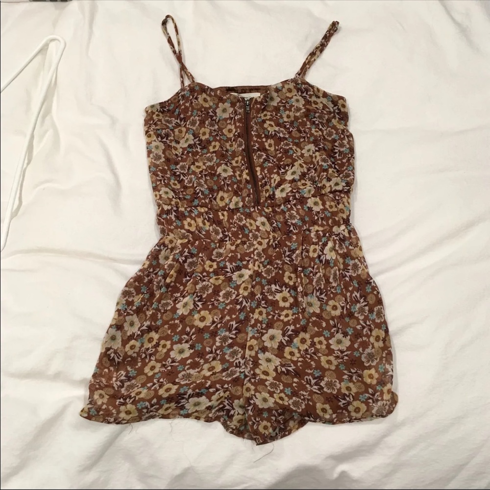 Forever 21 floral romper